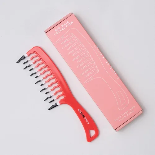 Miniatura 8 de Big Hair Tools - Peine de dientes anchos extra grande para cabello grueso, rizado, ondulado o largo, peine de ducha desenredante sin encrespamiento