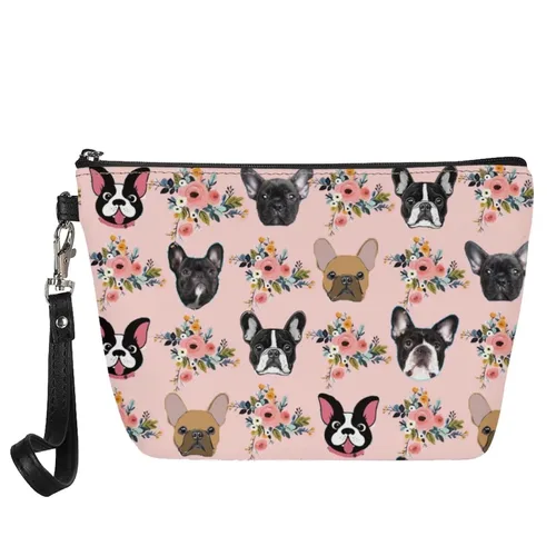 Miniatura 37 de Mumeson Patrón personalizado para mujer, bolsa de cosméticos de viaje, estuche de maquillaje, organizador de neceser de tocador