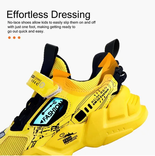Miniatura 7 de Zapatos deportivos para niños y niños, zapatos casuales de malla, tendencia transpirable, moda para niños, zapatos de baloncesto deportivos