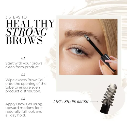 Miniatura 3 de Fitglow Beauty - Gel natural de proteínas vegetales para cejas Vegano, belleza limpia propiedad de una mujer (transparente)