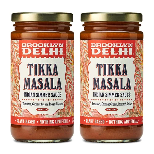 Miniatura 10 de Brooklyn Delhi Masala de mantequilla de anacardo - Salsa india a fuego lento con tomates crema de anacardo, pimentón dulce, 12 onzas, lo