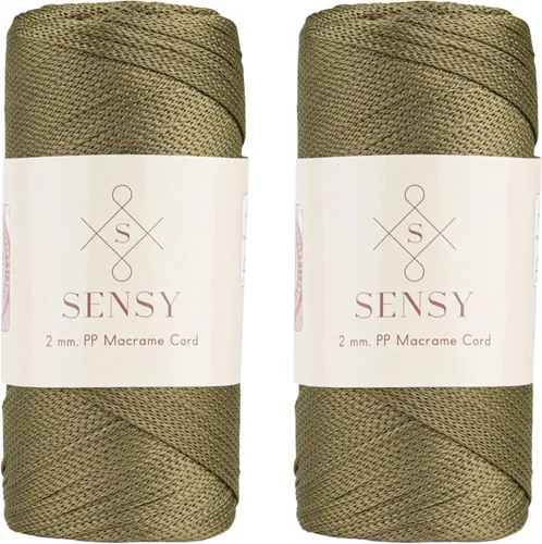 Miniatura 97 de Sensy Premium Cuerda de Poliéster de 2mm 251 Yardas Cuerda de Polipropileno 100% Cordón de Macramé 2mm Cordón para Bolsa de Ganchillo Cuerda