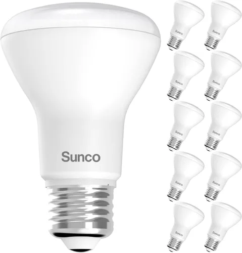 Miniatura 8 de Sunco - Paquete de 6 bombillas LED BR20, luz de inundación interior R20, regulable, CRI93 3000K blanco cálido, 50 W equivalente a 7 W, base E26
