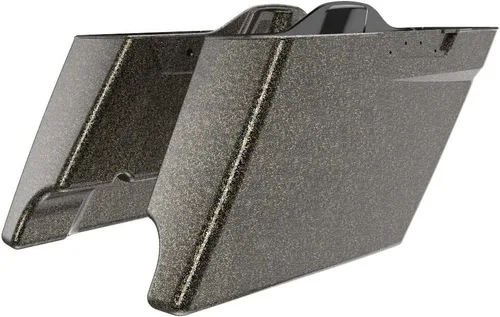 Miniatura 34 de Alforjas de motocicleta aptas para Harley Touring FLH 2014+ - Whisky ámbar, accesorios de perillas, bolsas rígidas estiradas