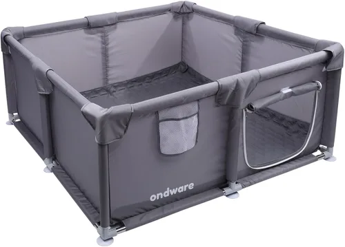 Miniatura 8 de Corralito para cachorros, 28 x 28 x 15 pulgadas, corralito para perros en interiores, corralito de animales pequeños con puerta para pollitos