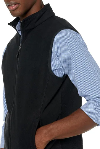 Miniatura 3 de Tienda Essentials - Camiseta polar con cierre completo, para hombre