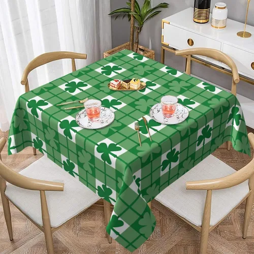 Miniatura 12 de AGAYNA 4th of July Tablecloth Round 60 Inch Blue Red White Patriotic Stars Table Cloth,Stain Resistance Independence Day Holiday Table Covers for
