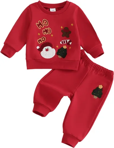 Miniatura 171 de Conjunto de camisa larga y divertida para bebé niño y niña, ropa de primera Navidad, 6, 12, 18, 24 meses, 2T