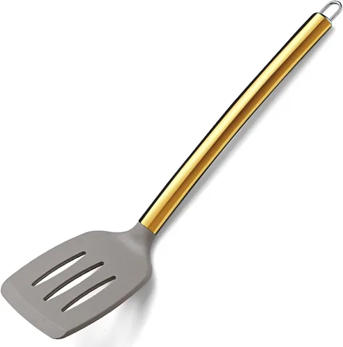 Miniatura 17 de Berglander - Juego de utensilios de cocina dorados, 38 piezas antiadherentes de silicona, espátula con soporte para utensilios de acero inoxidable