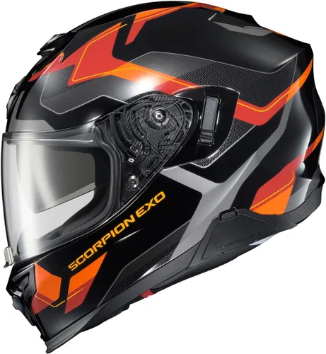 Miniatura 3 de ScorpionEXO - Casco integral T520 Dual Sport para motocicleta con bolsillos listos para altavoces Bluetooth, homologación DOT y ECE, modelo Zuse