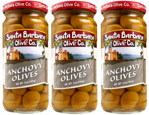 Miniatura 34 de Aceitunas Rellenas de Queso Feta Santa Barbara 10 oz, Paquete de 2