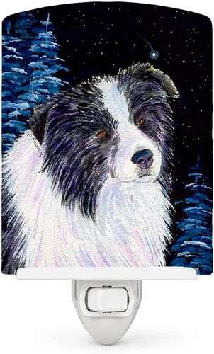 Miniatura 53 de Tesoros de la Caroline Noche estrellada Chihuahua Luz, 6" x 4," Multicolor Chihuahua 08