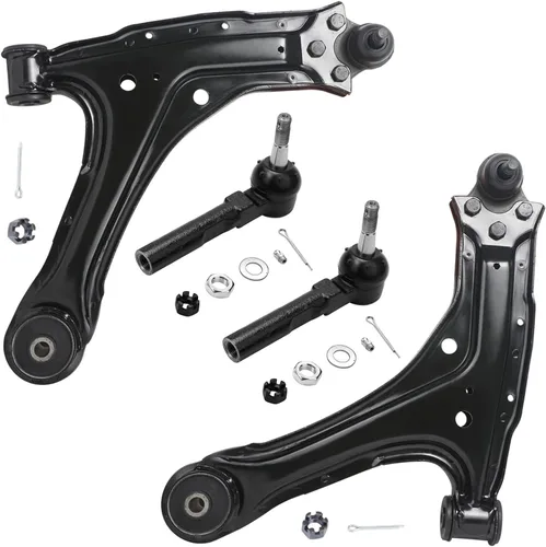 Miniatura 201 de Detroit Axle - Kit de 4 brazos de control delanteros para Ford Mustang 05-10, 2 brazos de control inferiores, 2 puntales 2005 2006 2007 2008 2009