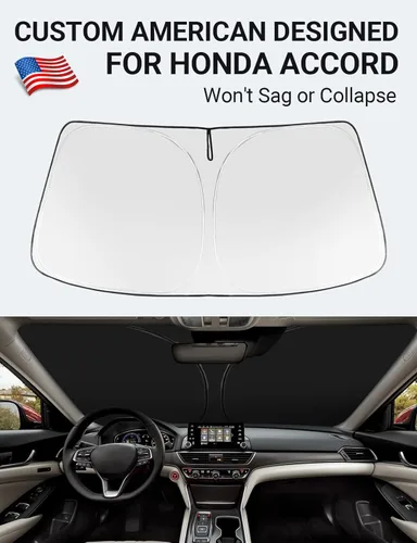 Miniatura 23 de Proadsy Parasol plegable para parabrisas delantero 2026, ajuste personalizado, accesorios para CRV SUV LX EX EX-L EX-L Navi Touring 2017-2022
