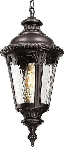 Miniatura 14 de Emliviar XE265B-M BK-SW - Lámpara de pared clásica negra de 24.4 pulgadas, color negro, para pasillo, base E26 de 60 W máximo, XE265B-M BK-SW