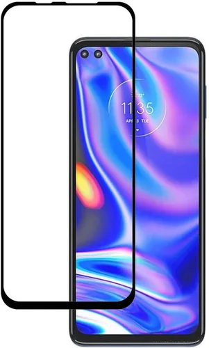 Miniatura 2 de Protector de pantalla de cobertura completa para Motorola One 5G, 2 unidades, película protectora de vidrio templado ultra fina antiarañazos