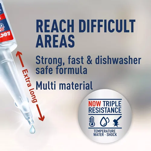 Miniatura 3 de Loctite Super Glue - Botella líquida de cuello largo, transparente, botella de 0.18 onzas líquidas, 1 paquete – Superpegamento para plástico