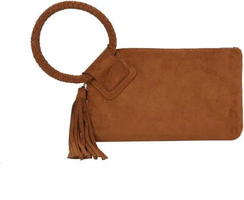 Miniatura 22 de Monedero de mano para mujer, cartera de noche con correa de mano, informal, formal, de cuero vegano, Metro Muse