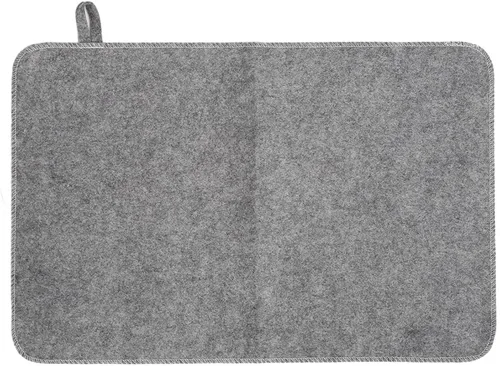 Dioche Cojín de fieltro para sauna, aislamiento térmico para sauna, baño, casa, ducha, portátil, absorbente de agua, para hombres y mujeres