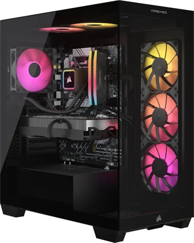 Miniatura 13 de Corsair Vengeance a7500 PC para juegos – Enfriamiento líquido AMD Ryzen™ 7 9800X3D CPU – GPU AMD® Radeon RX 9070XT – 32GB de memoria Vengeance RGB
