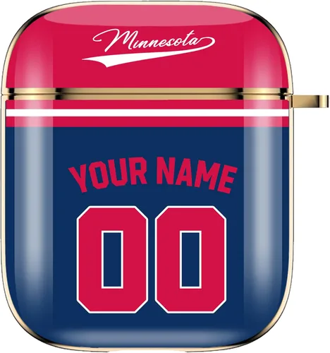 Miniatura 21 de Funda de béisbol personalizada con nombre y número para Apple AirPods de 2ª y 1ª generación, Arizona personalizada para fanáticos de los deportes