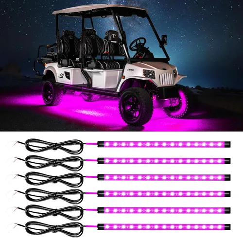 Miniatura 10 de Tira de luz LED para coche, luces interiores azules para camiones de 30CM 15 SMD IP67 luces subterráneas impermeables para coche motocicletas barco