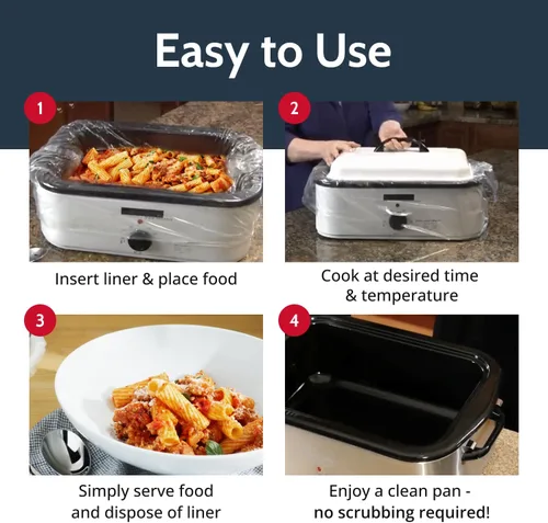 Miniatura 6 de PanSaver Revestimientos de cocina – Forros desechables para asar eléctricos para limpieza instantánea sin fregar – Transparentes, 2