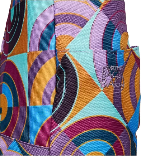 Miniatura 3 de AmeriBag Pequeña bolsa de espalda saludable con impresiones y patrones, Laberinto de arco iris
