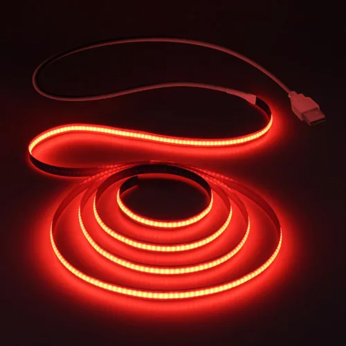 Miniatura 15 de Aclorol COB - Tira de luces LED para TV de 5 V, alimentada por USB, luz blanca cálida, 6.56 pies, 320 LED/M COB, tira de luz flexible para TV