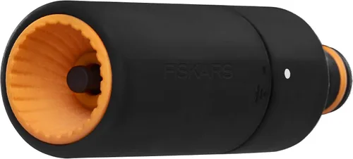 Miniatura 2 de Fiskars boquilla de manguera, infinitamente ajustable, boquilla SoftGrip, tamaño universal, 4.2 in, Ø 1.4 in, 2.08 oz, negro/naranja, 1027088