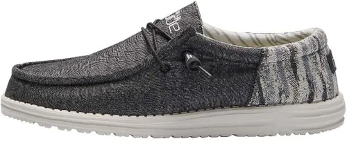 Hey Dude Wally - Zapatos para hombre, varios colores, zapatos para hombre, mocasines con cordones, cómodos y ligeros