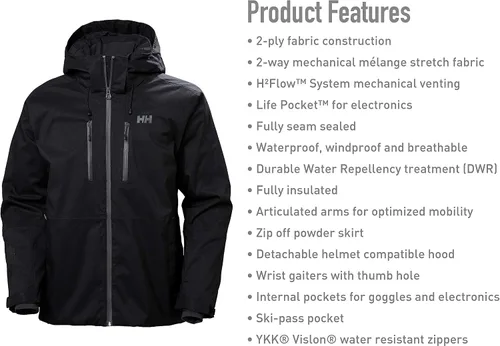 Miniatura 5 de Helly-Hansen Chaqueta de esquí con aislamiento Juniper 3.0 para hombre