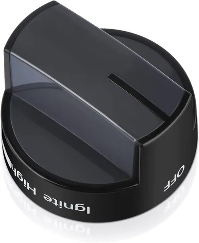W10339442 Whirlpool - Perillas de control para quemador de superficie de cocina, color negro, compatible con cocina de gas Whirlpool, estufa/horno,