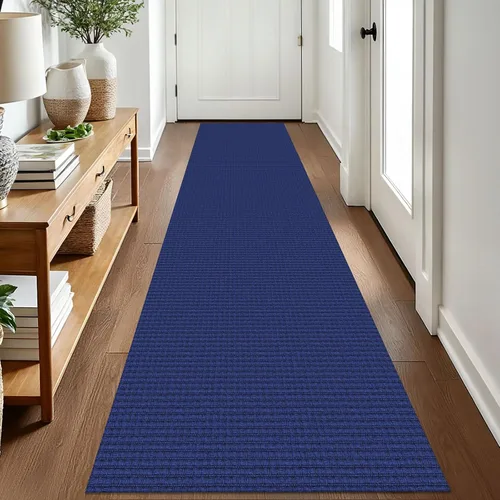 Miniatura 131 de EARTHALL Alfombra de pasillo 3x14 pies, alfombras lavables extra largas para pasillos, tejidas, antideslizante, alfombra trenzada para entrada