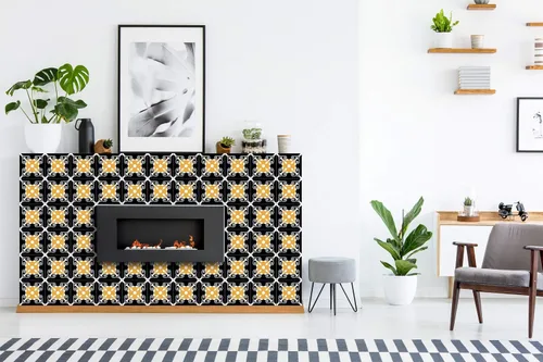 Miniatura 7 de Mi Alma - Azulejos decorativos para baño, 24 piezas, calcomanías para azulejos Talavera, fácil aplicación, diseño decorativo, ideal para baño