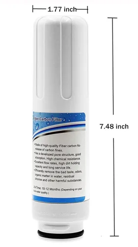 Miniatura 4 de Filtro de agua de carbono activo interno de repuesto para pH3.5 ~ 10.5 ionizador de agua alcalina AG7.0 solamente