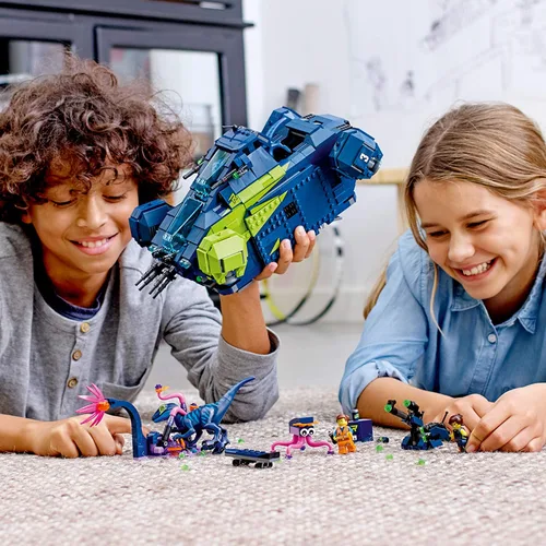Miniatura 2 de LEGO THE LEGO MOVIE 2 Rex's Rexplorer! 70835 Kit de construcción, juguete de nave espacial con figuras de dinosaurio, 2019 (1172 piezas)