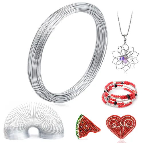 Miniatura 9 de Alambre de 3mm para manualidades para esculpir, 15.85 m de aluminio maleable grueso para árboles bonsái, armadura floral, tejido, envoltura, modelos