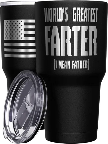 Miniatura 31 de We The People Holsters - Momma Bear - Vaso de café - Taza de viaje de café con bandera americana - Vaso grabado - Vaso termo doble - 30 onzas