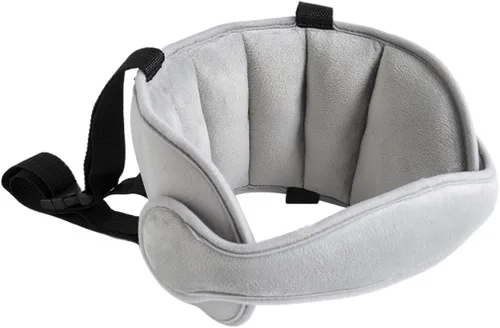 Miniatura 8 de Soporte para la cabeza del asiento del coche, tira de soporte para la cabeza con alivio del cuello transpirable ajustable para bebé, cómoda banda