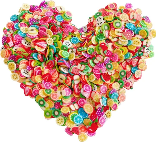 Miniatura 9 de Rebanadas de polímero para arte de uñas, rebanadas de frutas para decoración de uñas y teléfonos celulares (mariposa)