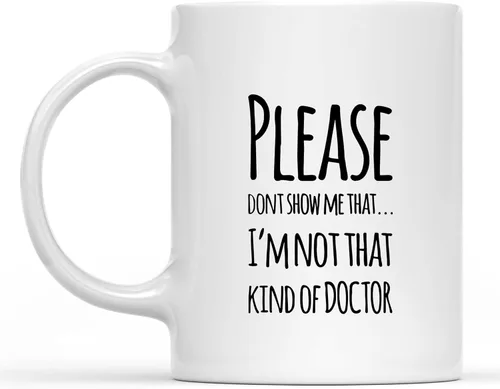 Miniatura 273 de Taza inspiradora y sarcasmo con texto en inglés "A Truly Great Doctor is Hard to Fond", regalos inspiradores y sarcasmo para hombres y mujeres