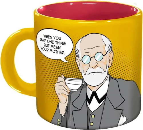 Miniatura 8 de Freudian Sips Taza de café - Revierta años de represión mientras bebe su café - Viene en una divertida caja de regalo