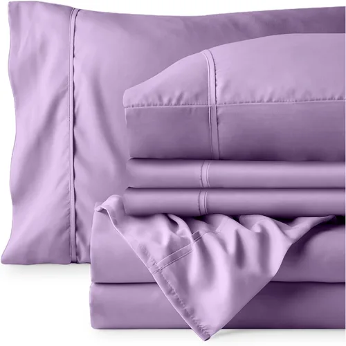 Miniatura 65 de Bare Home Hotel Luxury - Juego de sábanas tamaño individual, extra suave, 4 piezas, bolsillos profundos, ajuste fácil, refrescante y transpirable