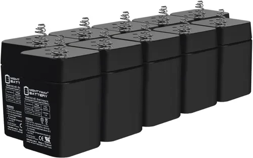 Miniatura 8 de ML5-6S -6 voltios 5 AH, terminal de resorte S2, batería recargable SLA AGM