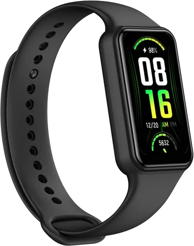 Amazfit Band 7 - Monitor de actividad física, batería de 18 días, Alexa integrado, pantalla AMOLED 1.47 pulgadas, monitor de frecuencia cardíaca y