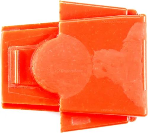 Miniatura 2 de American Safety Trainers - Revistas de entrenamiento de polímero sólido no funcionales, color naranja resplandeciente, fabricado en Estados Unidos