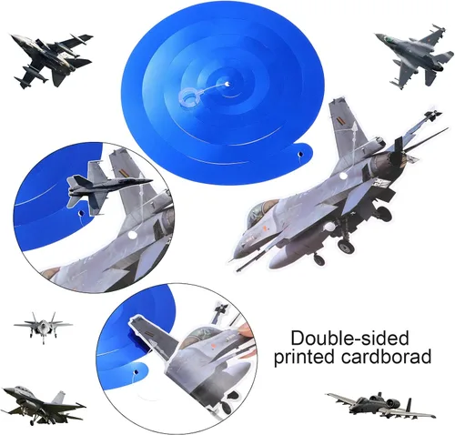 Miniatura 3 de 26 piezas de decoración de remolinos colgantes para avión, suministros de remolinos colgantes, serpentinas colgantes de avión para niños