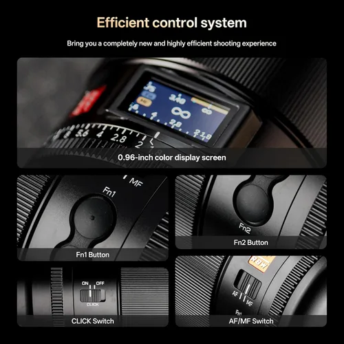 Miniatura 8 de VILTROX 16mm F1.8 lente FE para Sony E Mount, lente gran angular de enfoque automático de gran apertura F/1.8 de formato completo para cámara sin