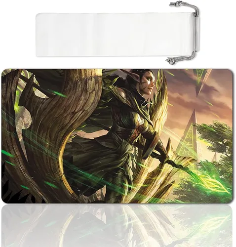 Miniatura 14 de Juego de mesa MTG Playmat Games Tamaño 60X35 cm CCG Compatible para MTG CCG RPG Juego de cartas coleccionables (Ajani Steadfast)